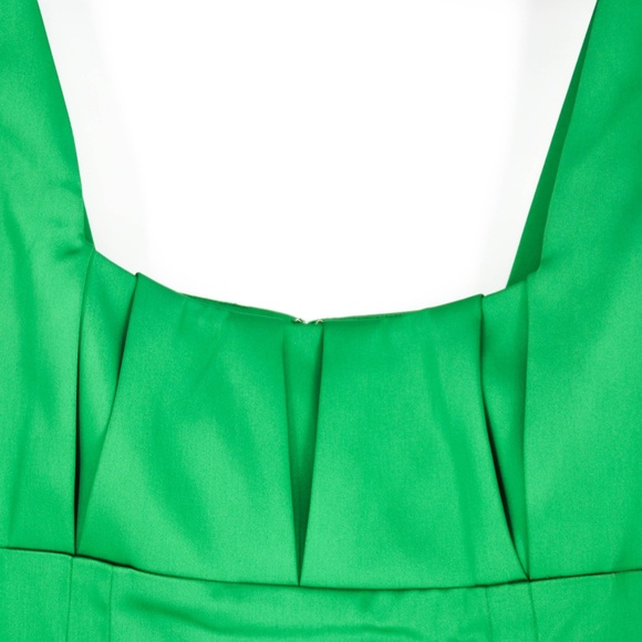 CALVIN KLEIN Green Pleated Cocktail Dress - Picture 2 of 7